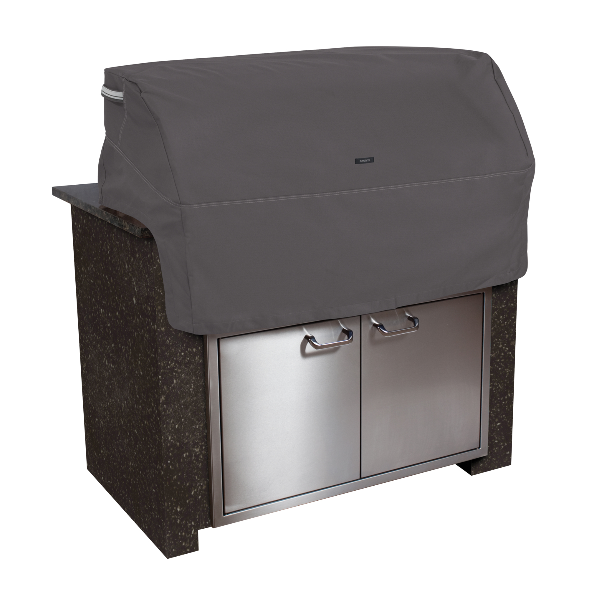 Classic Accessories Ravenna, Built-In Grill Top Cover L, Cover Type BBQ, Primary Color Brown, Primary Material Polyester, Model# 55-323-045101-EC